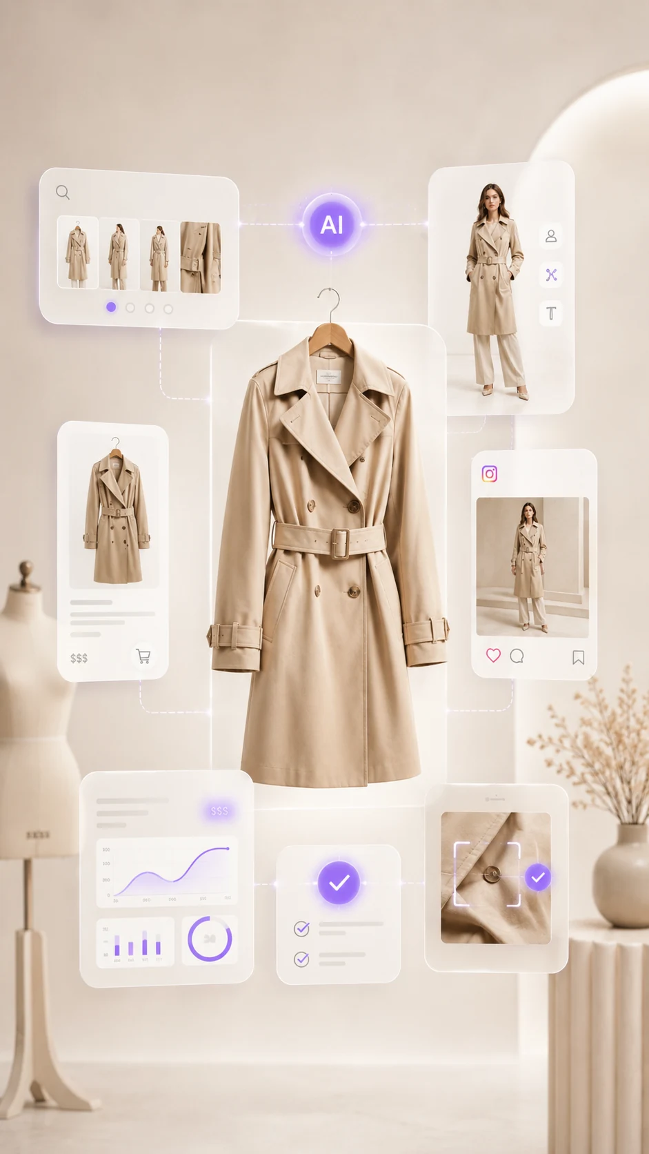 Business fashion workflow preview